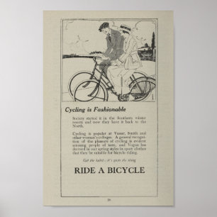 marketing de Bicicleta de 1917 e Poster de Arte