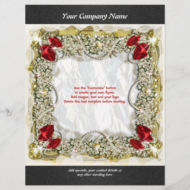 Marketing de promoções de Natal do Flyer modelo (Frente)