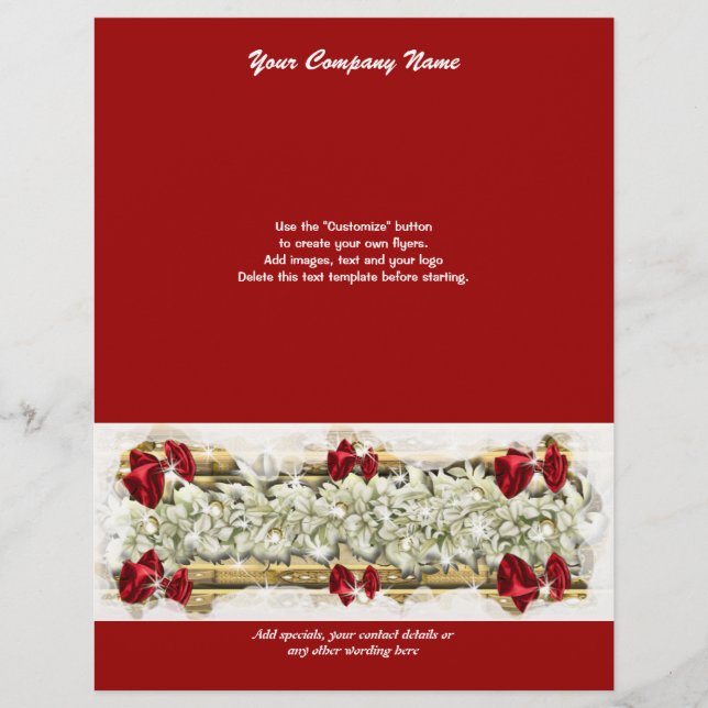 Marketing de promoções de Natal do Flyer modelo (Frente)