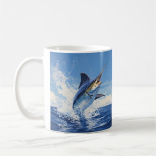 Marlin, caneca de café de marisco