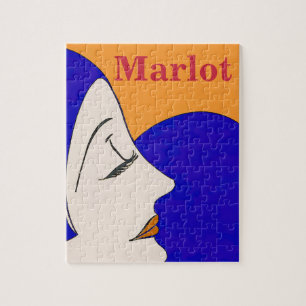Marlot, Wine, Jigsera Quebra-cabeça