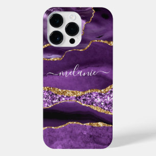 Mármaco Dourado Roxo, Seu Nome capas de iphone