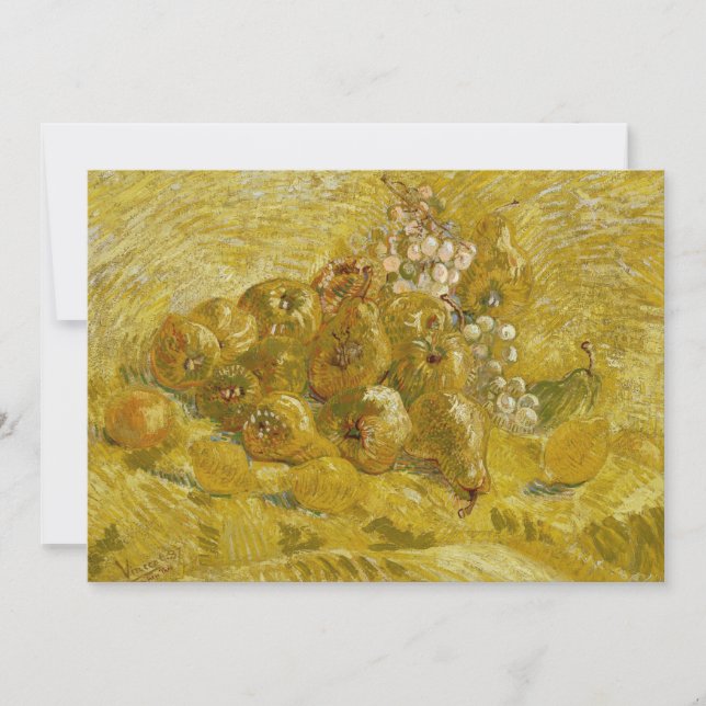 Marmelos, Limões, Peras, Uvas | Vincent van Gogh (Frente)