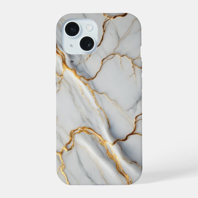 Mármore Branco com Veias Douradas (Verso)