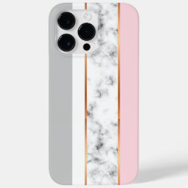 Mármore Branco Elegante Cinza Rosa Listras Dourada