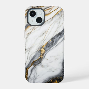 Mármore Branco Elegante Dourado