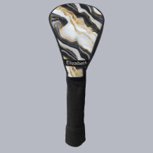 Mármore Branco Preto Dourado Moderno Personalizado