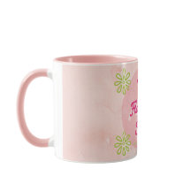 Mármore cor-de-rosa a caneca da loja do flamingo