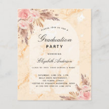 Mármore de capim de Festa de formatura do orçament