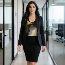 Mármore Preto e Dourado