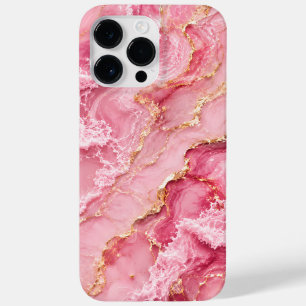 Mármore Rosa Oceano Luxo com Veias Douradas