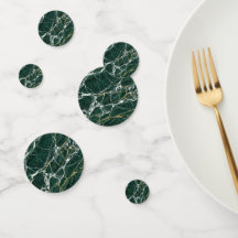 Mármore Verde Esmeralda Elegante Veios Dourados Ca