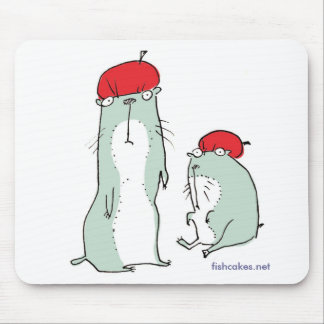 Marmota nos chapéus -- mousepad