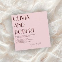 Maroon e convite estético rosa pálido