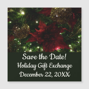 Maroon e Dourada árvore de Natal I Foto de Férias