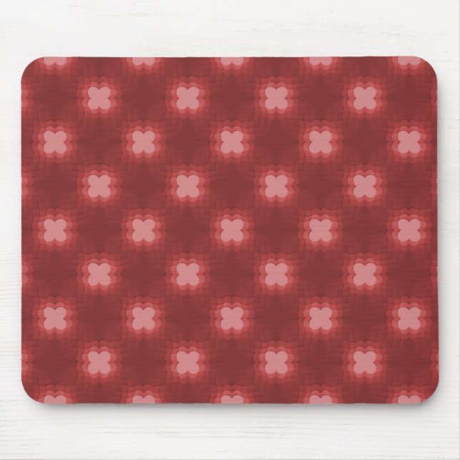 Maroon Funky Flair Mousepad (Frente)