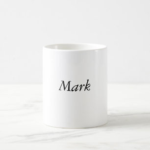 Marque a caneca de café