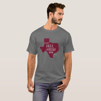 Marrom forte do t-shirt dos #Texas do inferno ou
