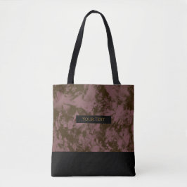 Marrom Mármore | Tote de Férias Chic