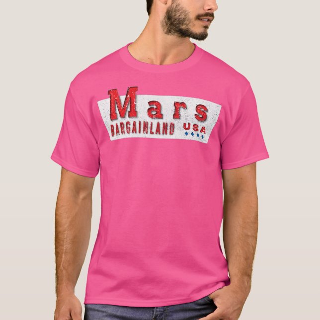 Mars Bargainland USA T-Shirt - New Bedford, MÃES (Frente)
