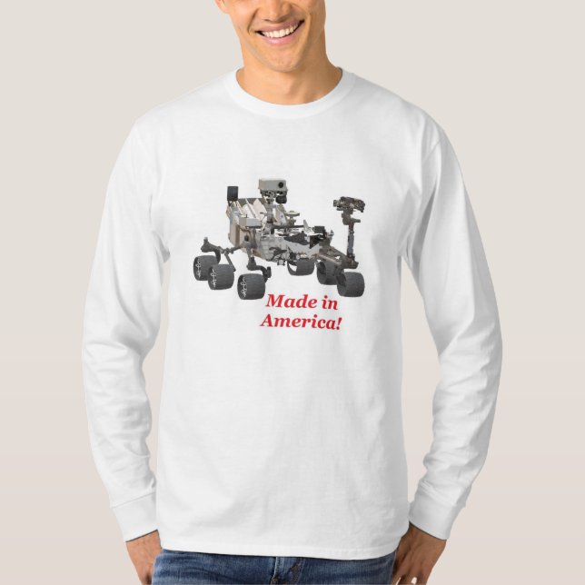 Mars Curiosity Rover T-shirt (Frente)