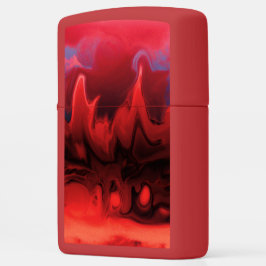 Mars Fire ZIPPO Red Matte Pocket Lighter