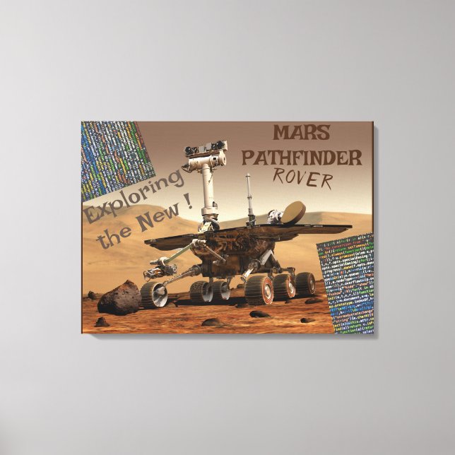 Mars Pathfinder Rover Stretch Canvas Impressão (Frente)