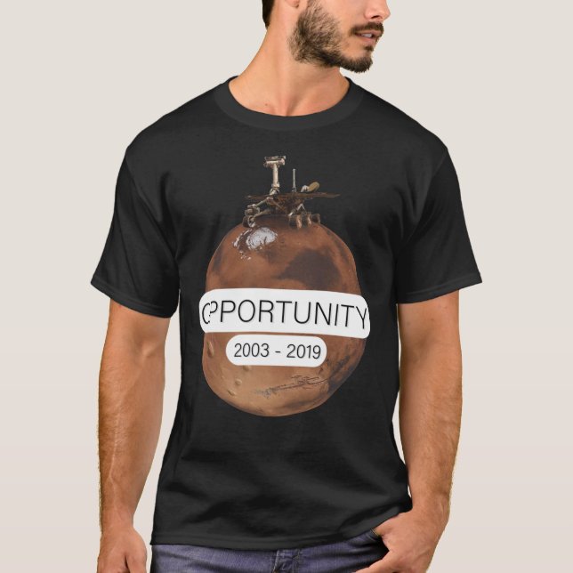 Mars rover portunity Classic T-Shirt (Frente)
