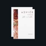 Marsala Autumn Floral | Cartão de Aviso de Casamen<br><div class="desc">Flórida de outono de marsala O cartão de conselho de casamento branco é perfeito para o seu casamento ruidoso. O design apresenta flores modernas de borboleta e de cascas de cor escamosa. Tem uma sensação adorável de elegância clássica enquanto permanece muito boêmica. Sinta-se à vontade para personalizar e torná-lo seu;...</div>