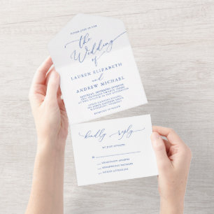 Marselha Bleu e Casamento Minimalista Branco
