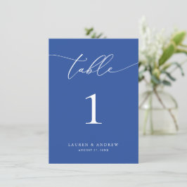 Marselha Bleu Mínimo Número da Tabela de Casamento