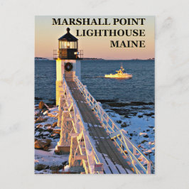 Marshall Point Light, cartão postal Maine