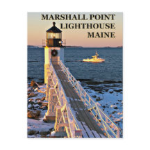 Marshall Point Light, cartão postal Maine