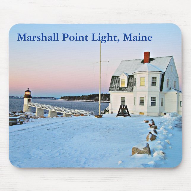 Marshall Point Light, Maine Mousepad (Frente)