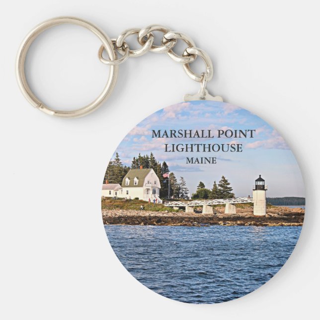 Marshall Point Lighthouse Maine Chaveiro (Frente)