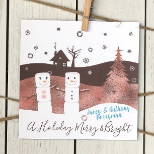 Marshmallow & Cartão com fotos de chocolate