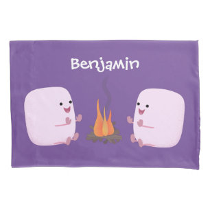 Marshmallows cor-de-rosa lindos por desenhos anima
