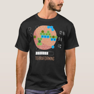 Marte de 16 bits é Camisa Terraformadora - Jogo d