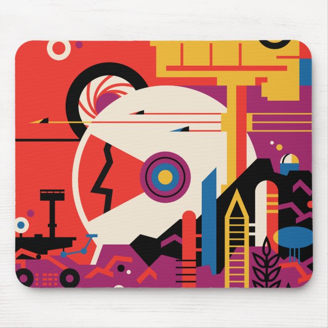 “Marte” – Visões do Futuro Mousepad (Frente)