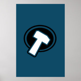 Martelo Azul - Poster