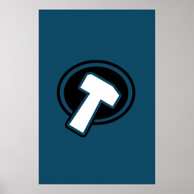 Martelo Azul - Poster (Frente)