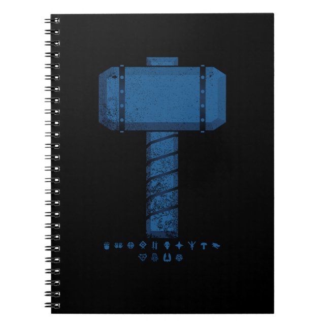 Martelo de DAoC Midgard e caderno dos emblemas da (Frente)