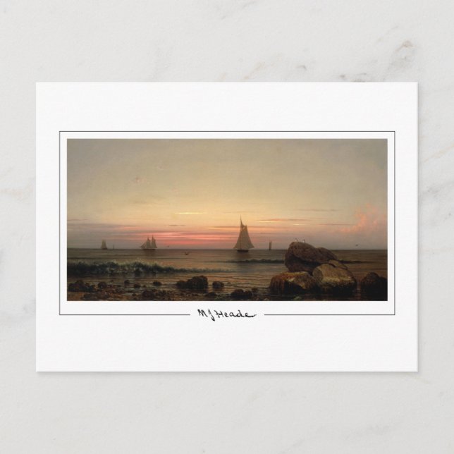 Martin Johnson Heade #168 - Cartão Postal de Arte  (Frente)