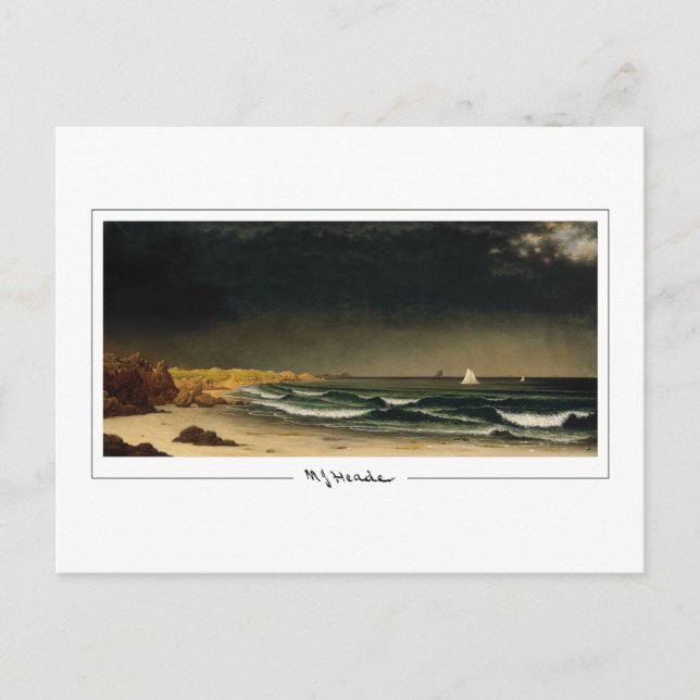 Martin Johnson Heade #20 - Cartão Postal de Arte F (Frente)