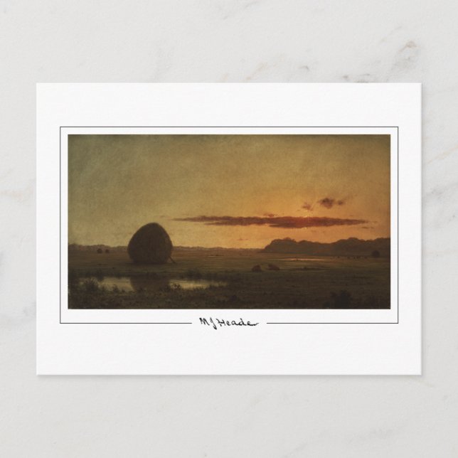 Martin Johnson Heade #54 - Cartão Postal de Arte F (Frente)