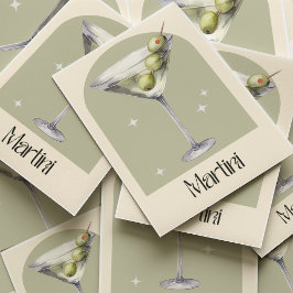 Martini Impressão | Poster de coquetel de bar 