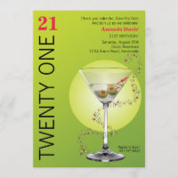 Martini Por Favor Convite