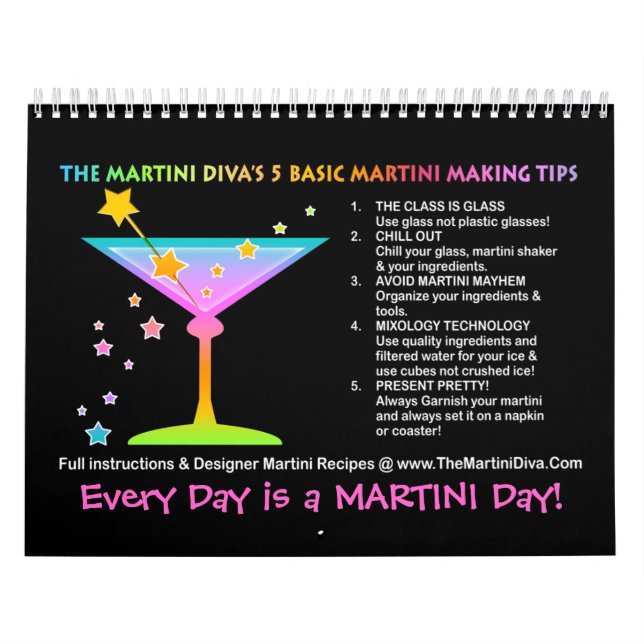 MARTINI RECIPES CALENDÁRIO 1 de Martini Diva (Capa)