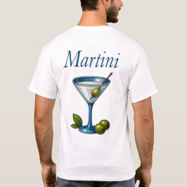 Martini T-Shirt – Classic Gin or Vodka Cocktail