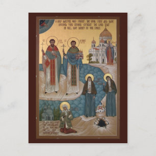 Mártires e tolos para o Cartão de Oração de Cristo